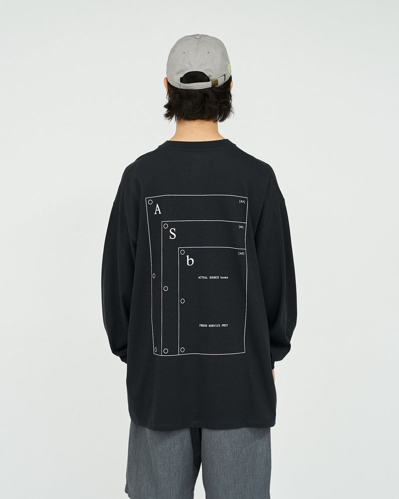 Fresh Service / AS×FS CORPORATE L/S TEE “A-SERIES” - BLACK