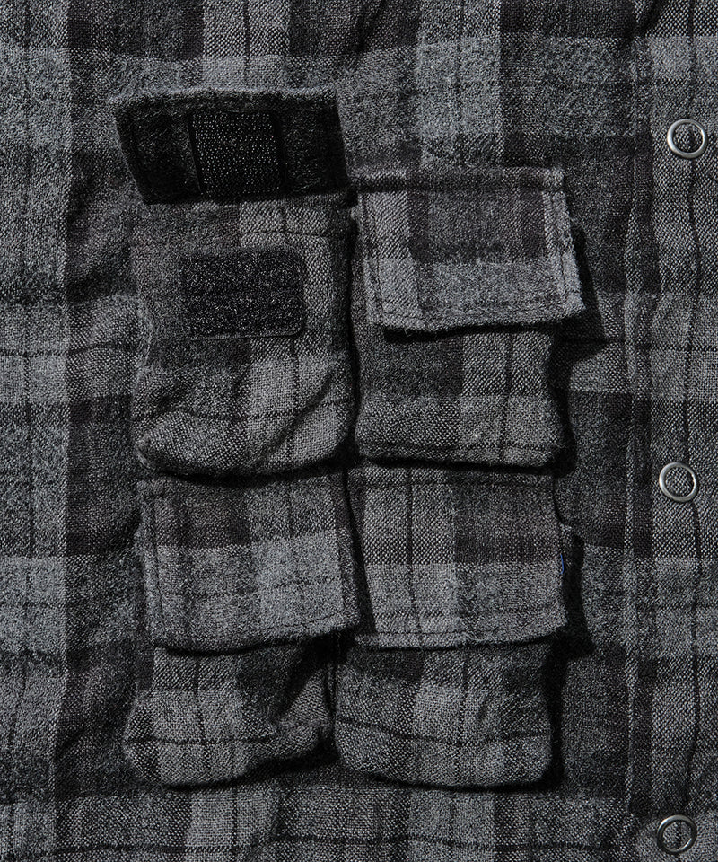 Mountain Research / Phishing PKT Shirt - C,Gray