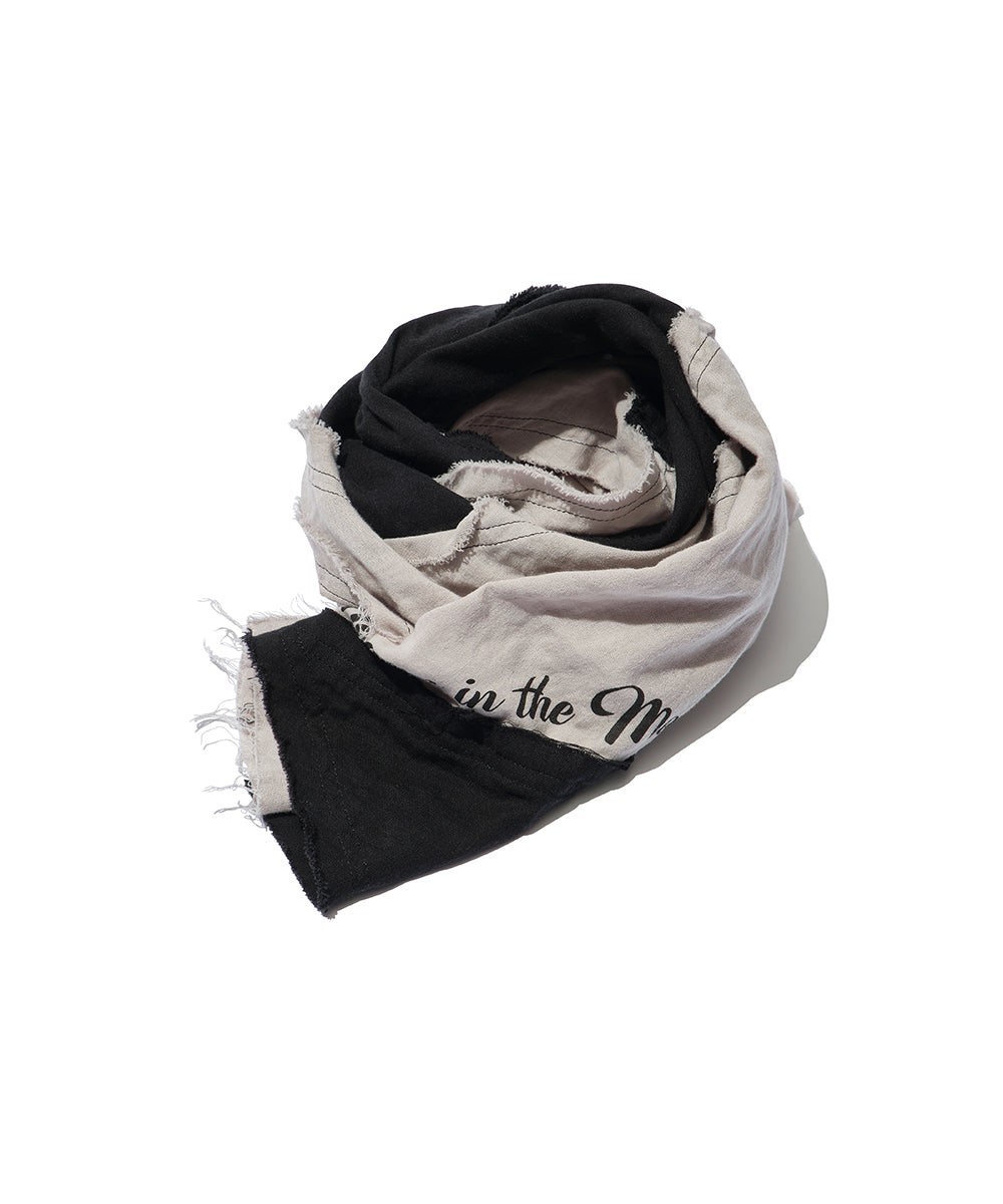 Mountain Research / Gauze Stole (long) - Black*L.Gray – redtriangle