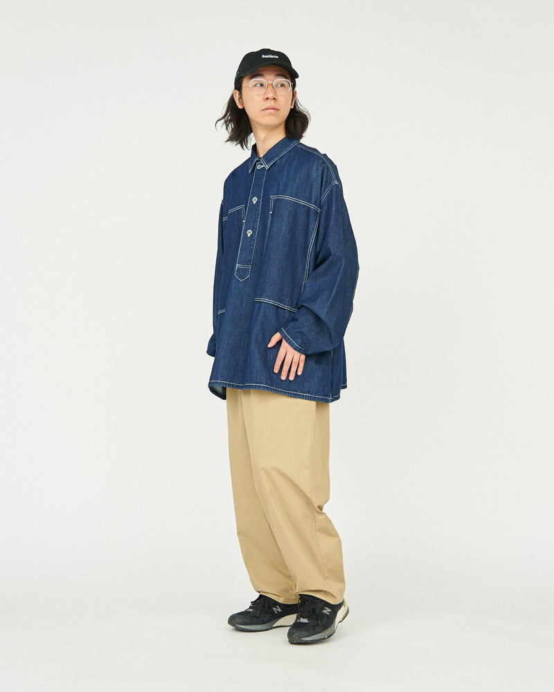 Fresh Service / Denim Pullover Shirt - One Wash