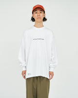 Fresh Service / AS×FS CORPORATE L/S TEE “BOOK STACK” - WHITE