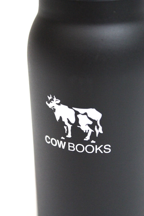 COW BOOKS/STAINLESS BOTTLE-Black