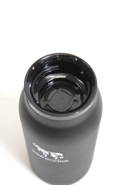 COW BOOKS/STAINLESS BOTTLE-Black – redtriangle