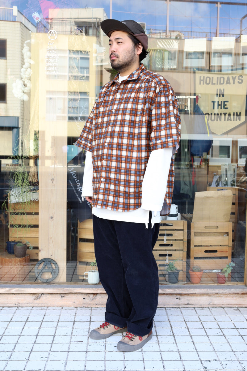 AiE / S/S Painter Shirt- Plaid Flannel