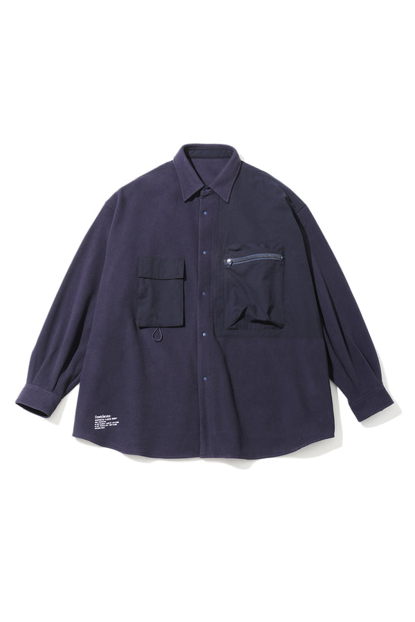 FreshService / Synthetic Fleece Shirt - Navy