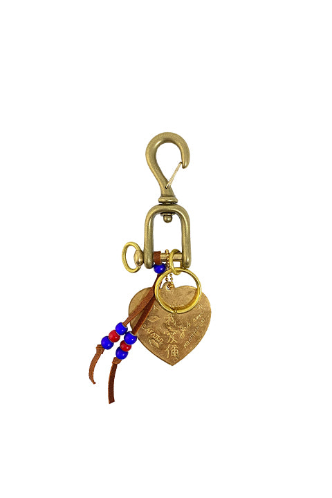 RE.ACT/New vintage Snap hook Key holder (Heart)