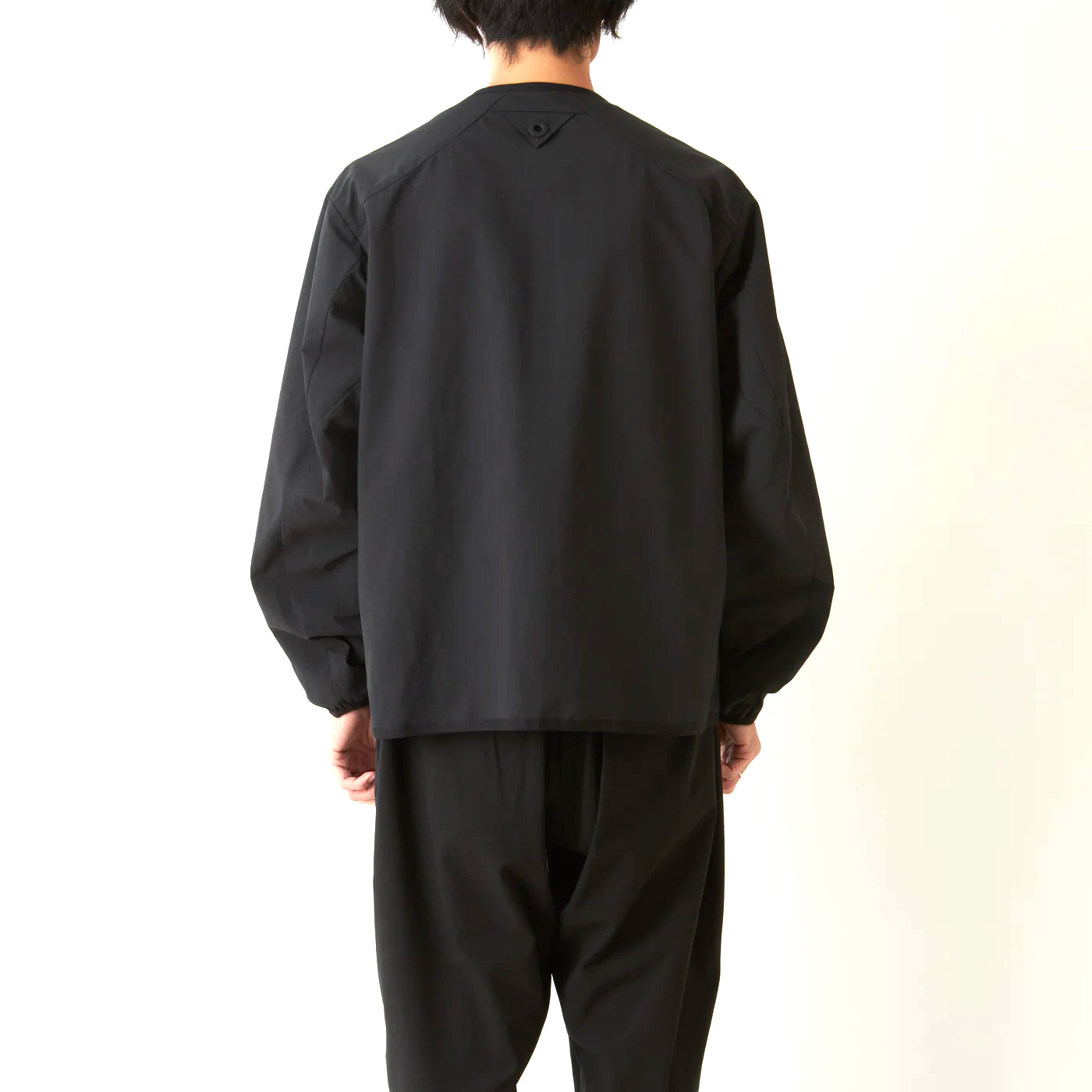 ジャケット・アウター POLYESTER TAFFETA NO COLLAR BLOUSON BLK2 BLK / POLYESTER TAFFETA NO COLLAR BLOUSON - BK2471203
