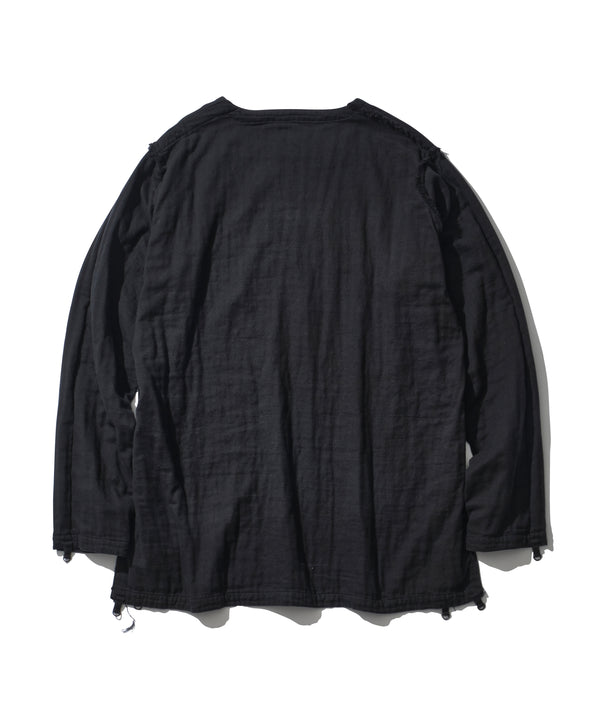 Mountain Research / Gauze Muslin Shirt - Black