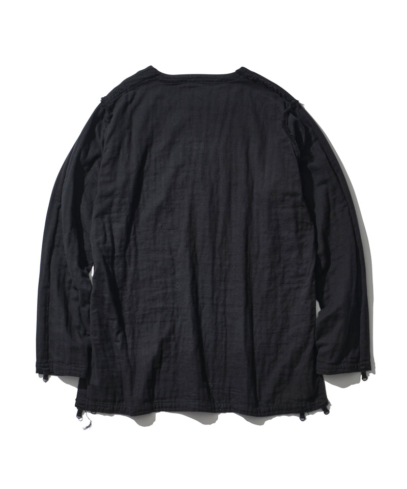 Mountain Research / Gauze Muslin Shirt - Black 