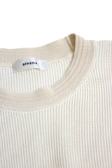 alvana / Tanguis Waffle Vintage L/S Tee-Ivory