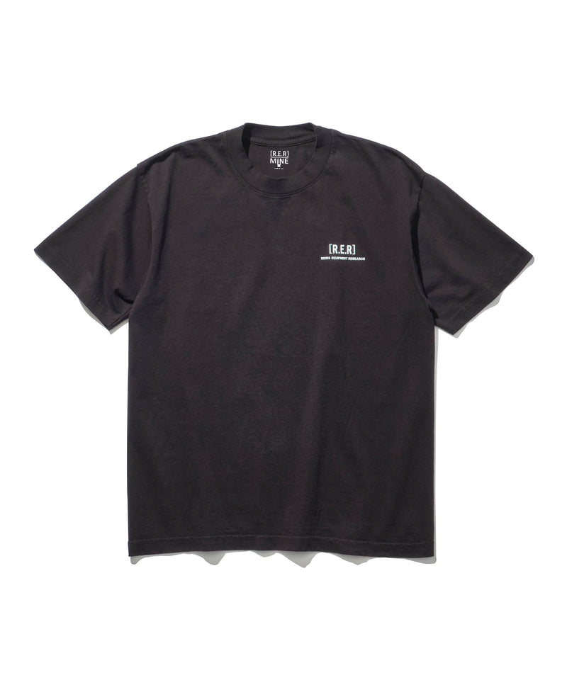 Riding Equipment Research / Logo Tee   (MINE) - RER187/BLK