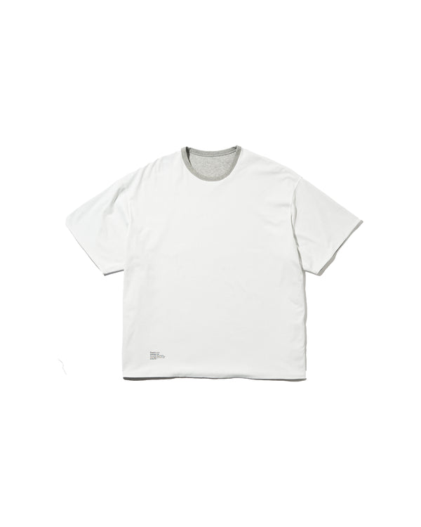 Fresh Service / REVERSIBLE  S/S TEE  - H.GRAY