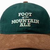TACOMA FUJI RECORDS / FOOT OF THE MOUNTAIN ALE  LOGO CAP designed by Jerry UKAI