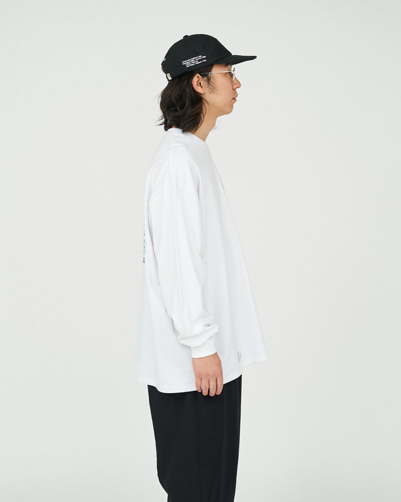 Fresh Service / AS×FS CORPORATE L/S TEE “PLAYFUL” - WHITE