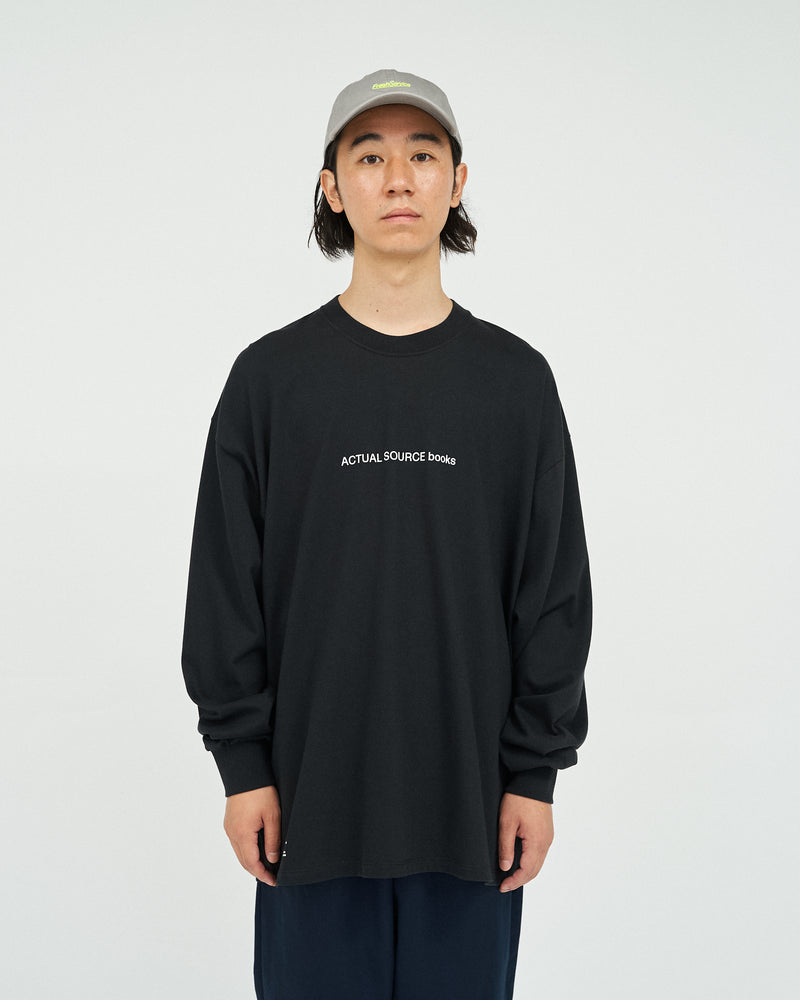 Fresh Service / AS×FS CORPORATE L/S TEE “BOOK STACK” - BLACK
