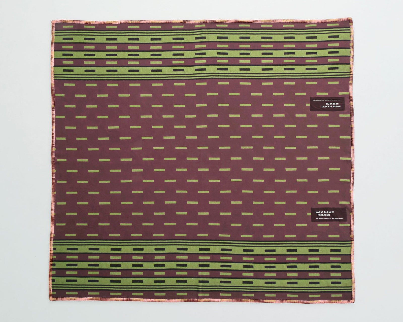 Horse Blanket Research / Jacquard Horse Blanket-Brown / Green