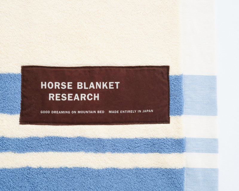 Horse Blanket Research / Cotton Pile Blanket-Ivory / Sax