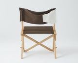 Horse Blanket Research / Folding Chair-Brown / White