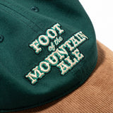 TACOMA FUJI RECORDS / FOOT OF THE MOUNTAIN ALE  LOGO CAP designed by Jerry UKAI