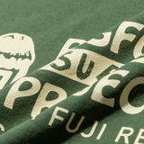 TACOMA FUJI RECORDS / BIGFOOT SURVEY PROJECT LOGO designed by Jerry UKAI-Forset Green