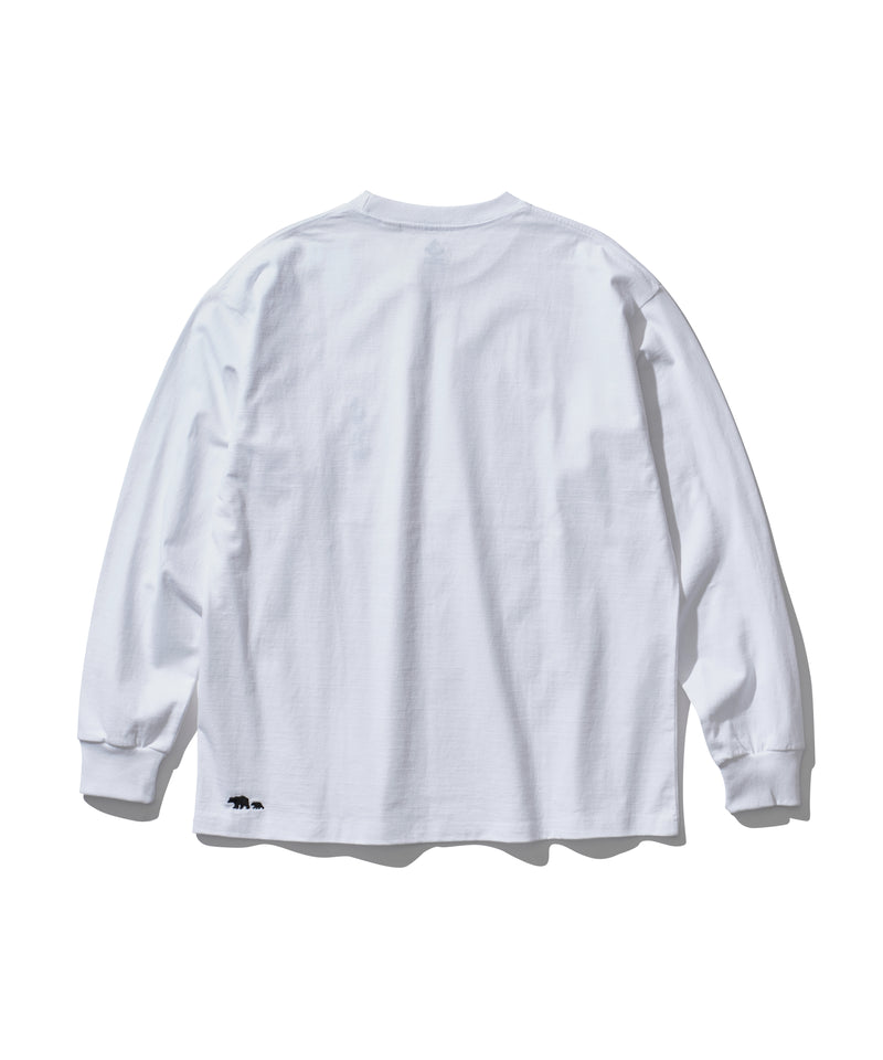 Mountain Research / Animal L/S Tee - White