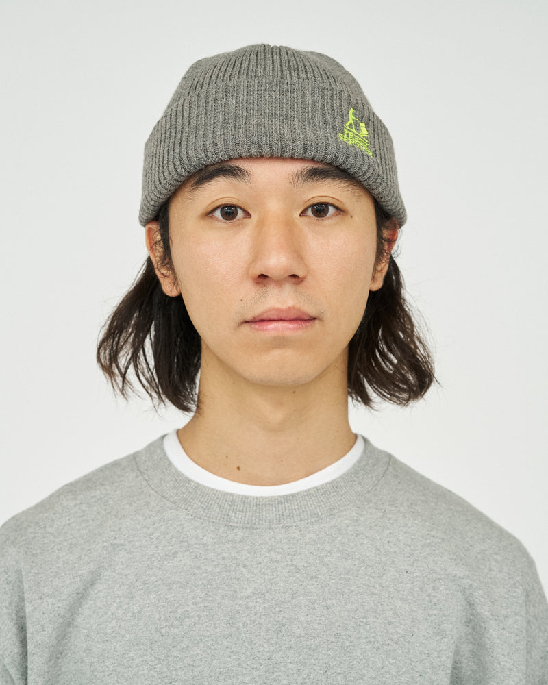 Fresh Service / THERMAL RIB KNIT WATCH CAP - GRAY