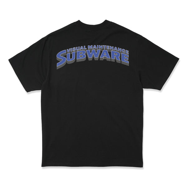 SUBWARE  / SUBWARE SHORT SLEEVE TEE - BLACK