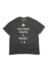 Down On The Corner / S/S Tee "The Only Truth is Music" - Fade Black