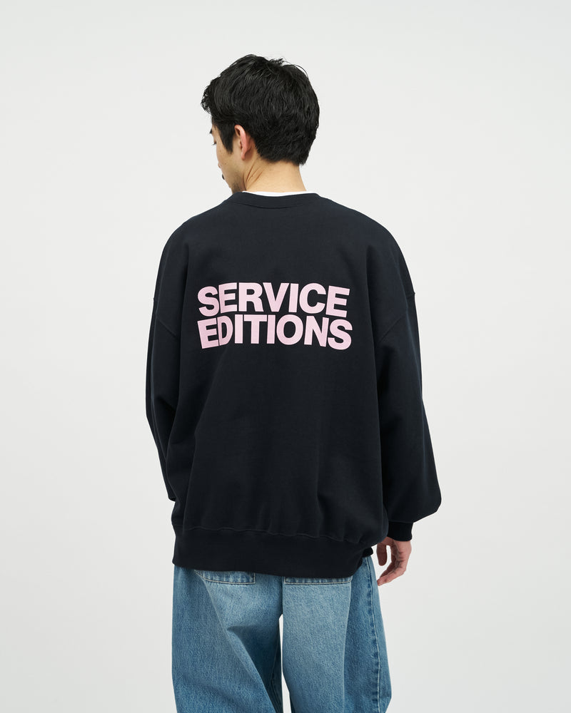 トップス FRIEND EDITIONS LIGHT OZ CREW NECK SWEAT Fresh Service / FRIEND EDITIONS LIGHT OZ CREW NECK SWEAT - NAVY