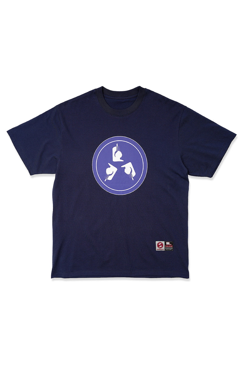 SUBWARE  / 3 DEADES OF SUBWARE SHORT SLEEVE TEE - NAVY