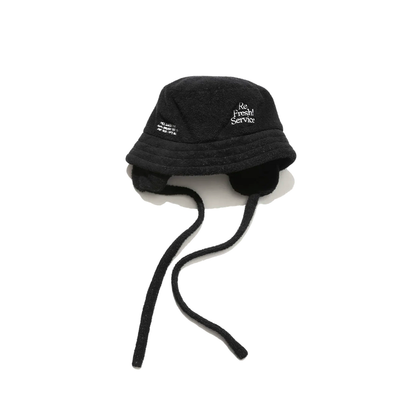 Fresh Service / "ReFresh!Service." PILE SAUNA HAT-BLACK