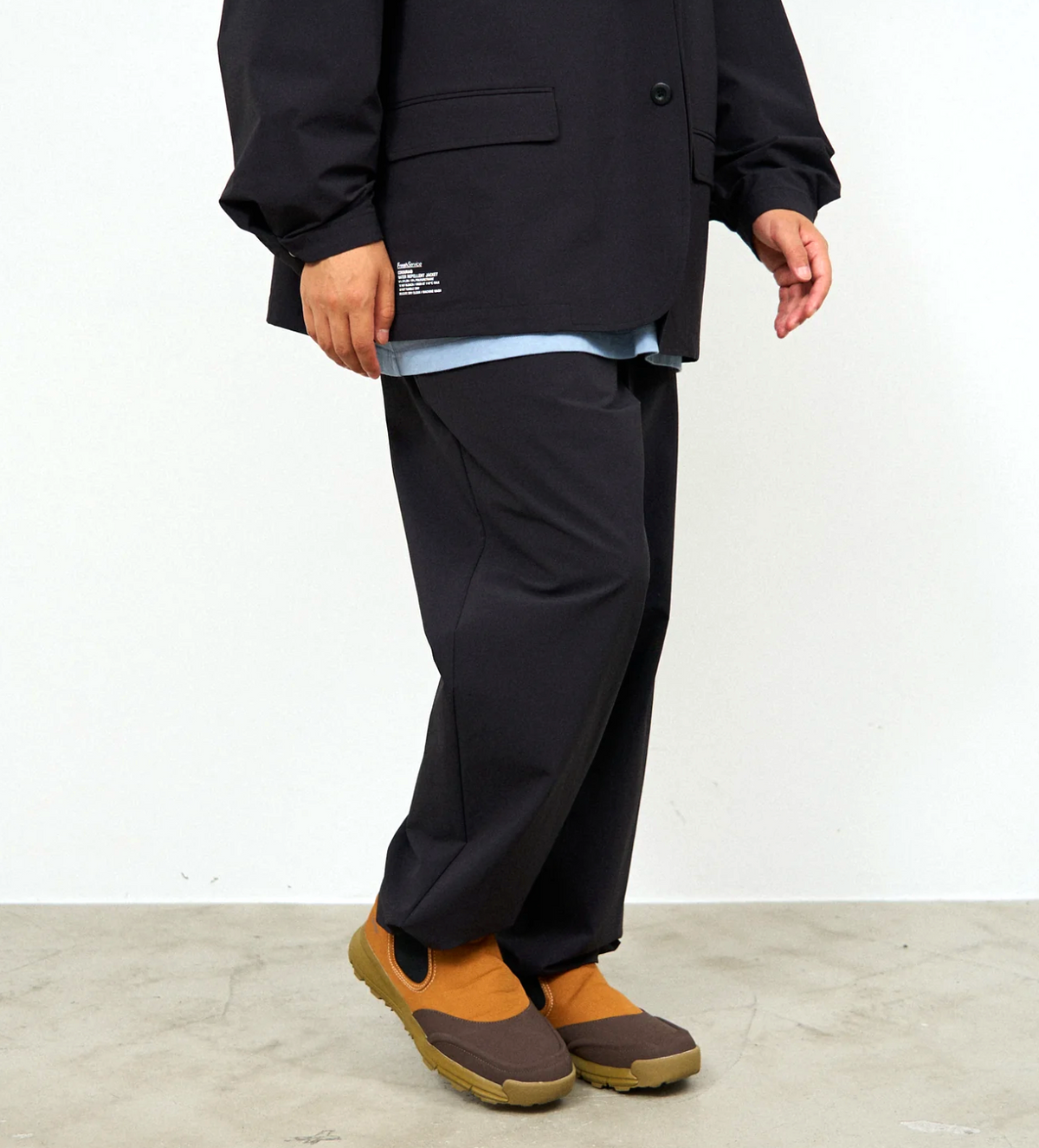 Fresh Service / CORDURA WATER REPELLENT TROUSERS(BLACK) – redtriangle Fresh Service / CORDURA WATER REPELLENT TROUSERS(BLACK) – redtriangle