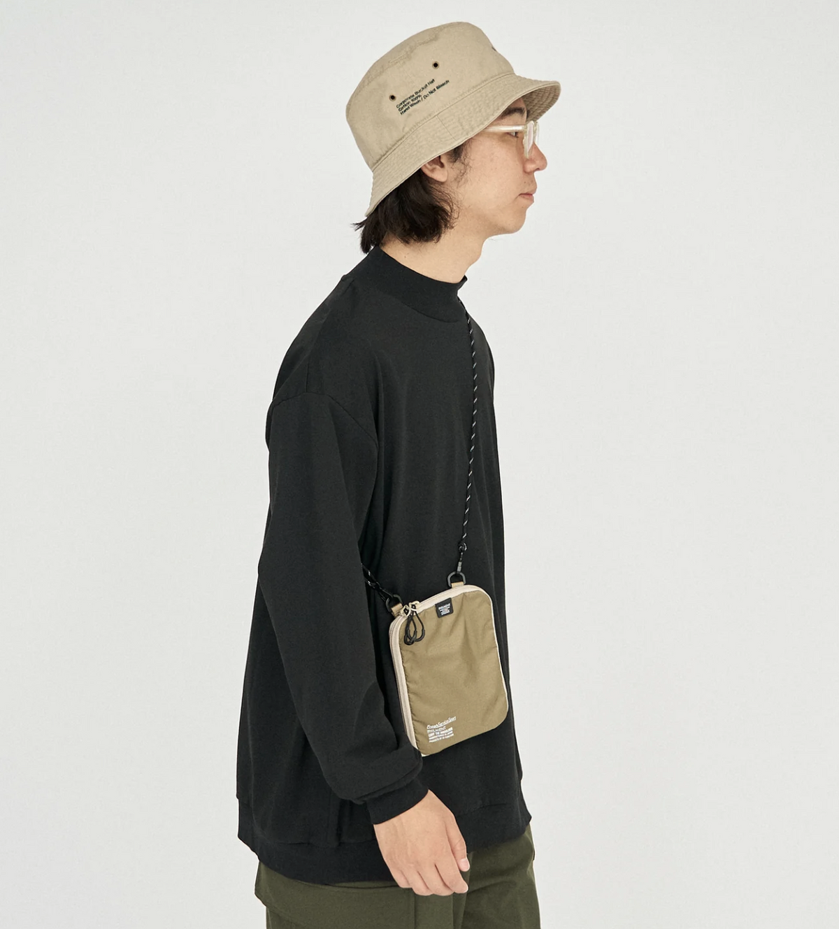 FreshService PHILMENT ショルダー　ポーチ おしゃれな大人のゴルフバッグ＆ポーチ】「黒」だから日常でも