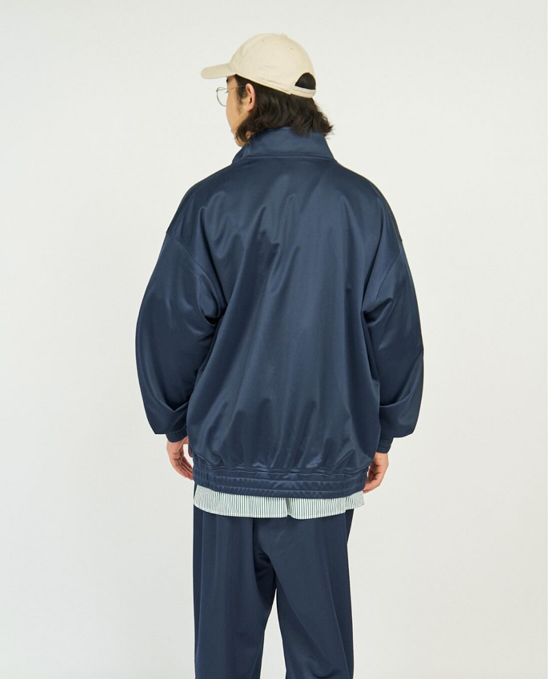 Fresh Service / VINTAGE JERSEY BLOUSON - Navy – redtriangle Fresh Service / VINTAGE JERSEY BLOUSON - Navy – redtriangle