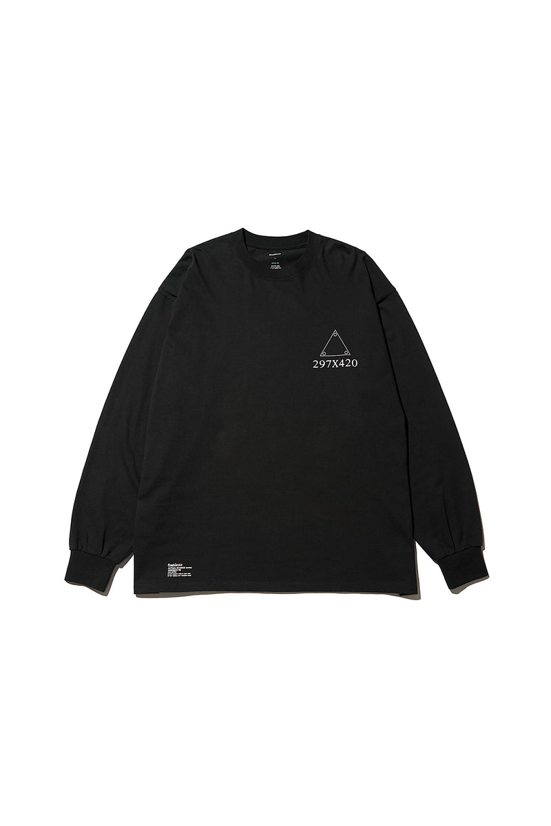 Fresh Service / AS×FS CORPORATE L/S TEE “A-SERIES” - BLACK