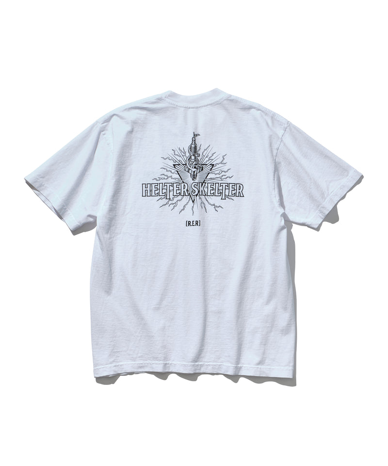 Riding Equipment Research / Logo Tee   (MINE) - RER187/WHT