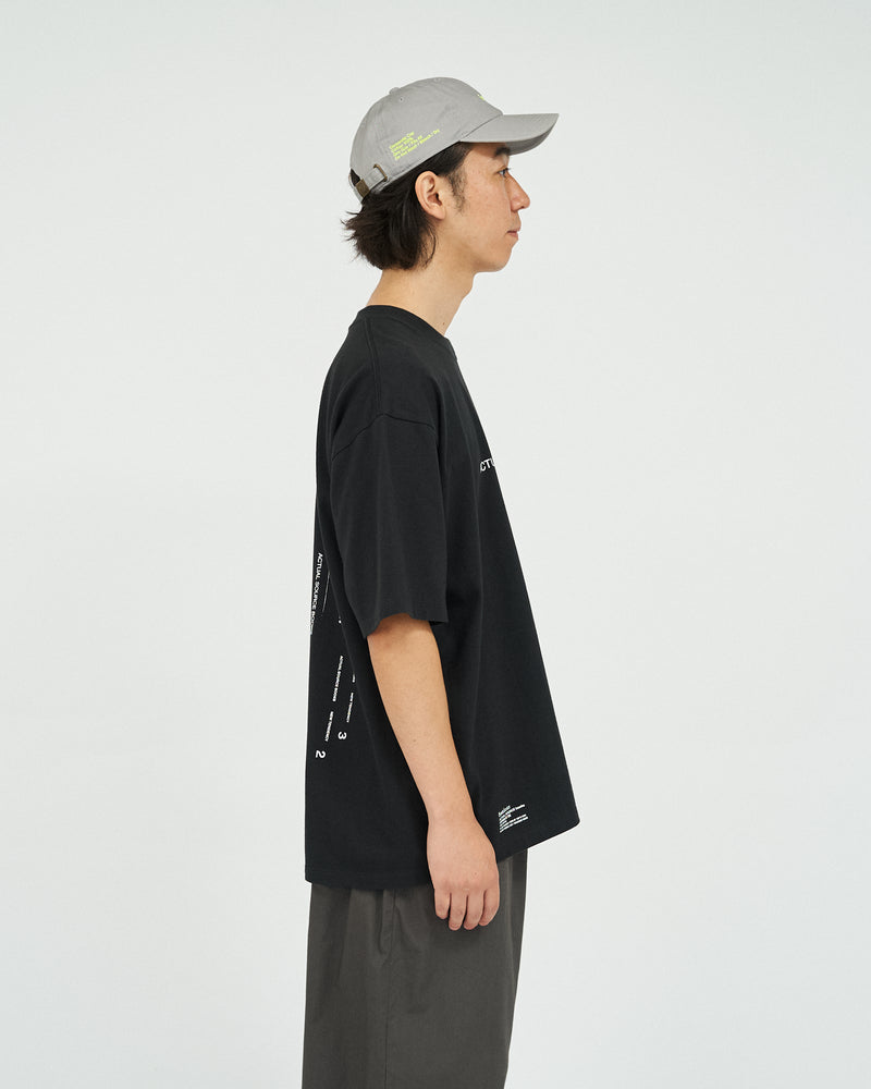 Fresh Service / AS×FS CORPORATE S/S TEE “BOOK STACK” - BLACK
