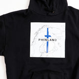 Ph / PHINLAND MAP (HOODED SWEAT SHIRT)-Black