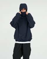 Fresh Service /  COMFORT-SHIELD FLEECE CREW NECK PULLOVER - NAVY