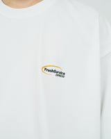 Fresh Service /  DRY PIQUE JERSEY CREW NECK "DISPATCH" - White