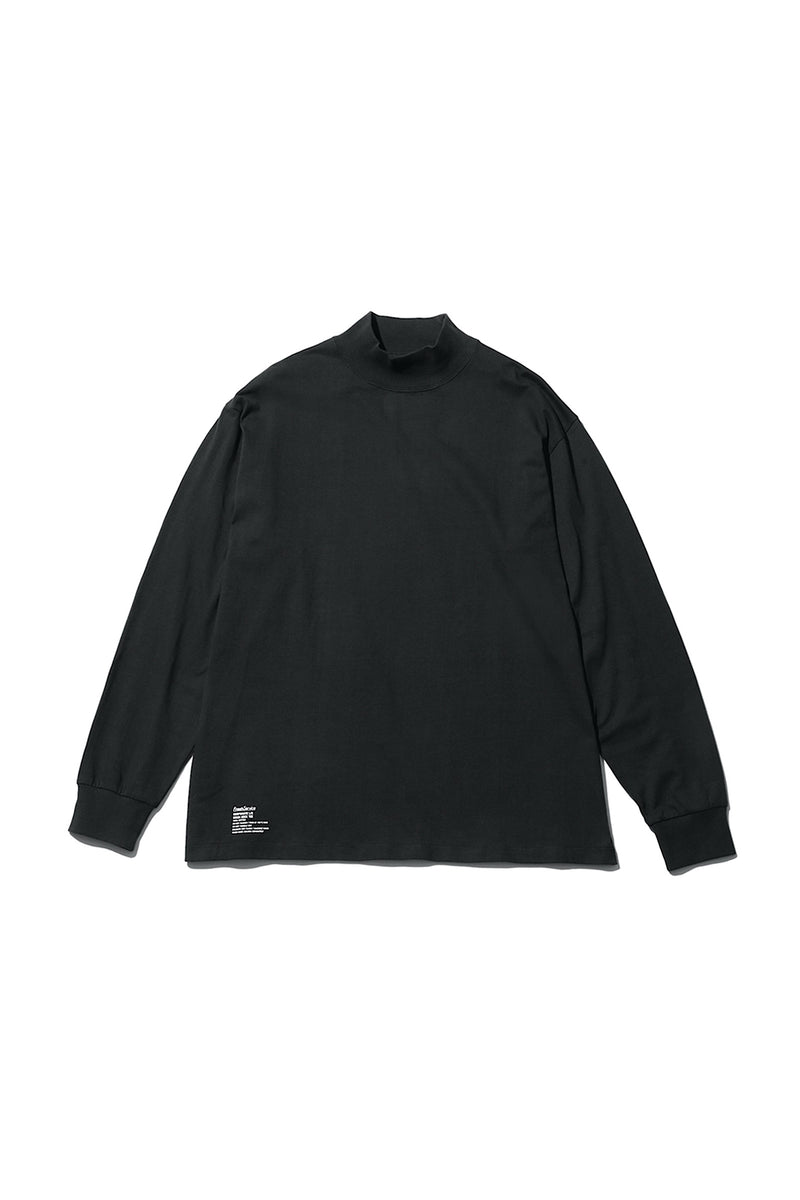 Fresh Service / 2-PACK CORPORATE  L/S MOCK NECK TEE  - BLACK