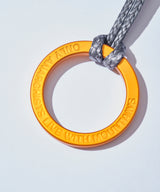 Mountain Research /Circle Necklace - Orange