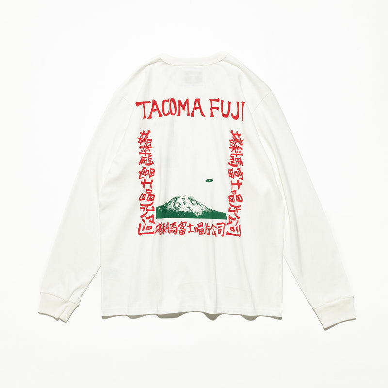 TACOMA FUJI RECORDS /  LIVE AT FILLMORE!? LS Tee designed by Hirohisa Yokoyama-White