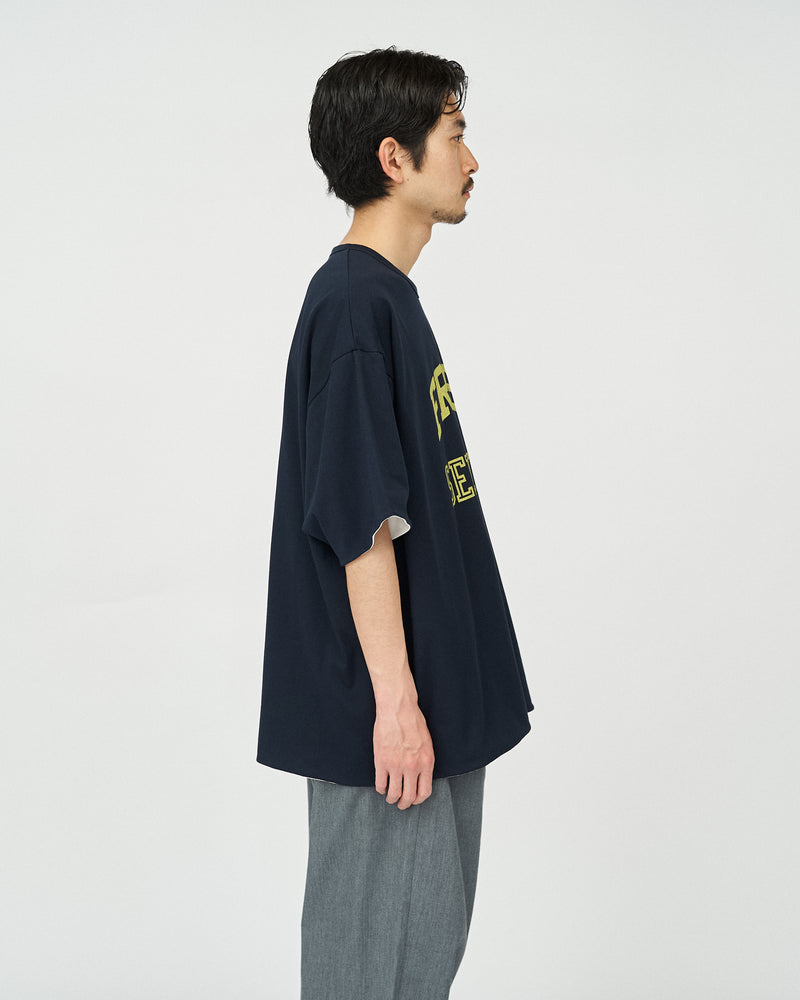Fresh Service / REVERSIBLE  S/S TEE  - NAVY