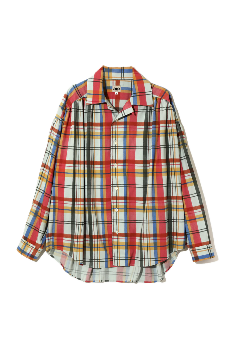 AiE / PAINTER SHIRT -  Madras R/PE Cloth