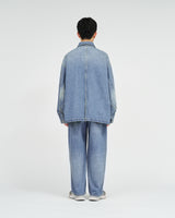 Fresh Service /  CORPORATE DENIM FIVE POCKET PANTS - LIGHT WASH