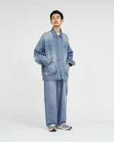 Fresh Service /  CORPORATE DENIM FIVE POCKET PANTS - LIGHT WASH