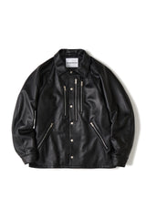 White Mountaineering /LEATHER COACH JACKET - WM2573214