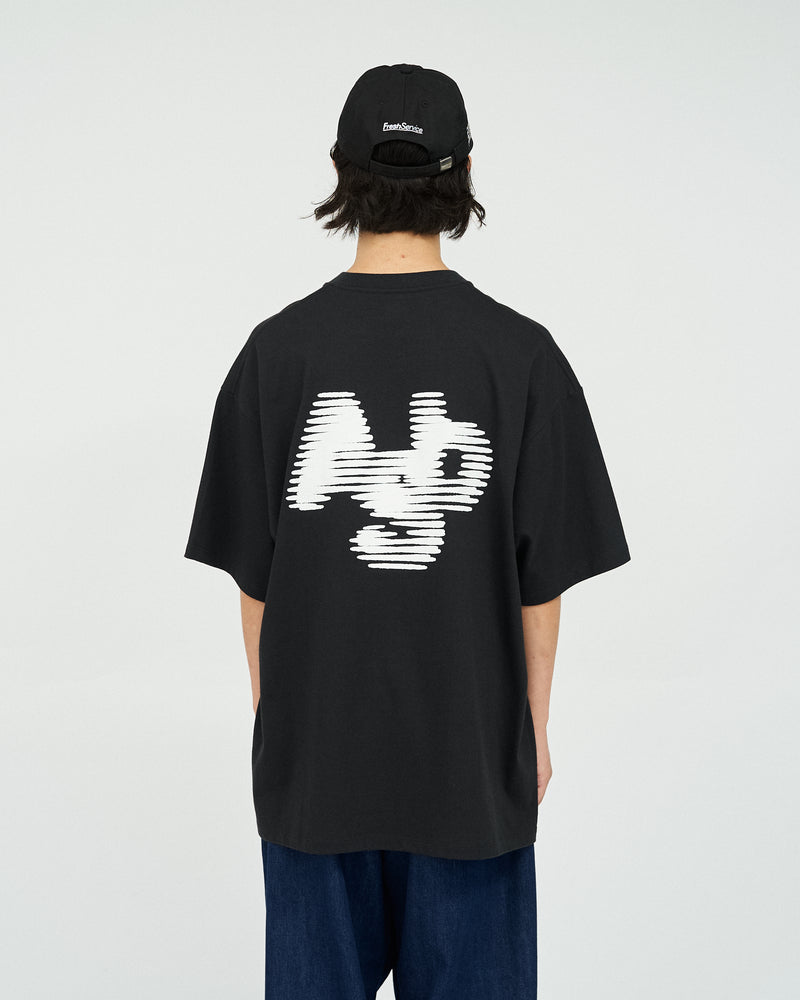 Fresh Service / AS×FS CORPORATE S/S TEE “ASB” - BLACK