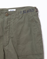 CORONA /  AGGRESSOR SLACKS / Olive Green w/ Bio-wash